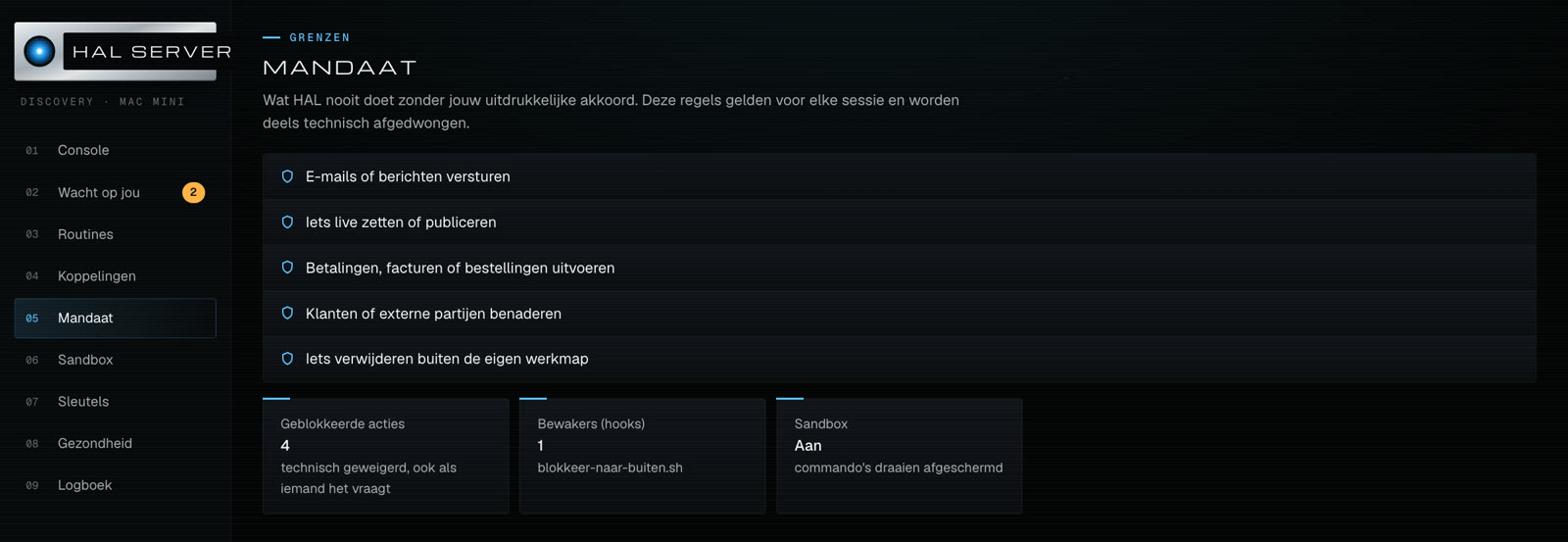 Het mandaat